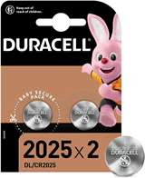 Duracell (1 Confezione) Duracell Lithium Batterie 2pz Bottone DL/CR2025